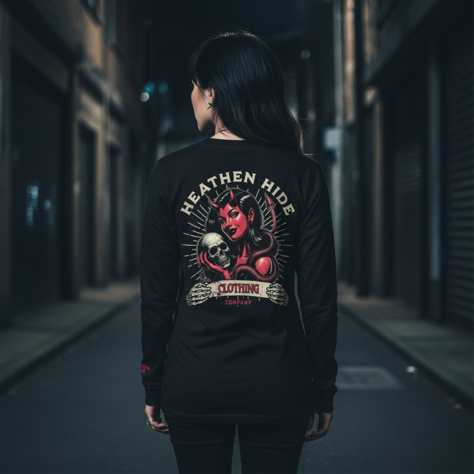 Heathen Hide She Devil Unisex Long Sleeve Tee