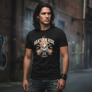 Heathen Hide Heavy Metal Streetwear Tee