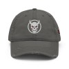 Heathen Hide Embroidered Logos Distressed Hat
