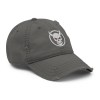 Heathen Hide Embroidered Logos Distressed Hat