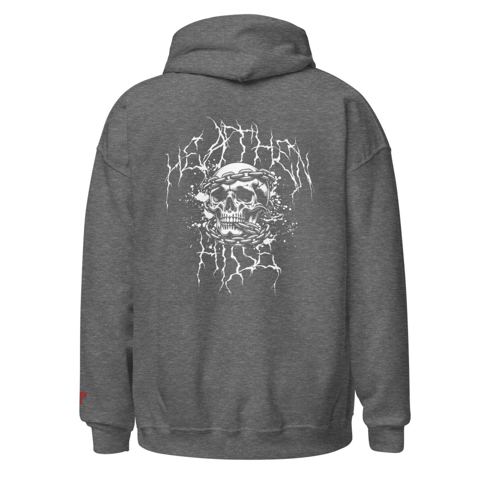 Heathen Hide Skull & Chains Unisex Hoodie