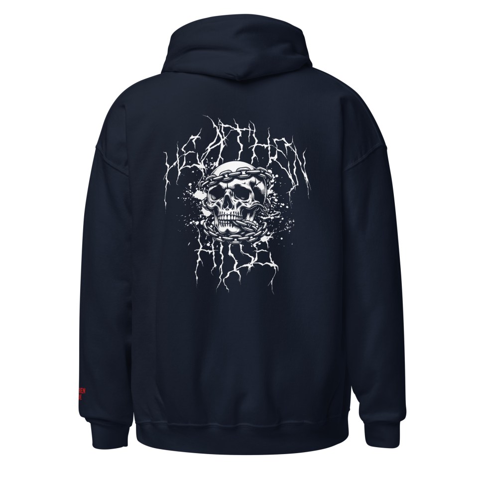 Heathen Hide Skull & Chains Unisex Hoodie