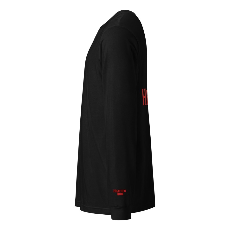 Heathen Hide Logos Unisex Long Sleeve Tee