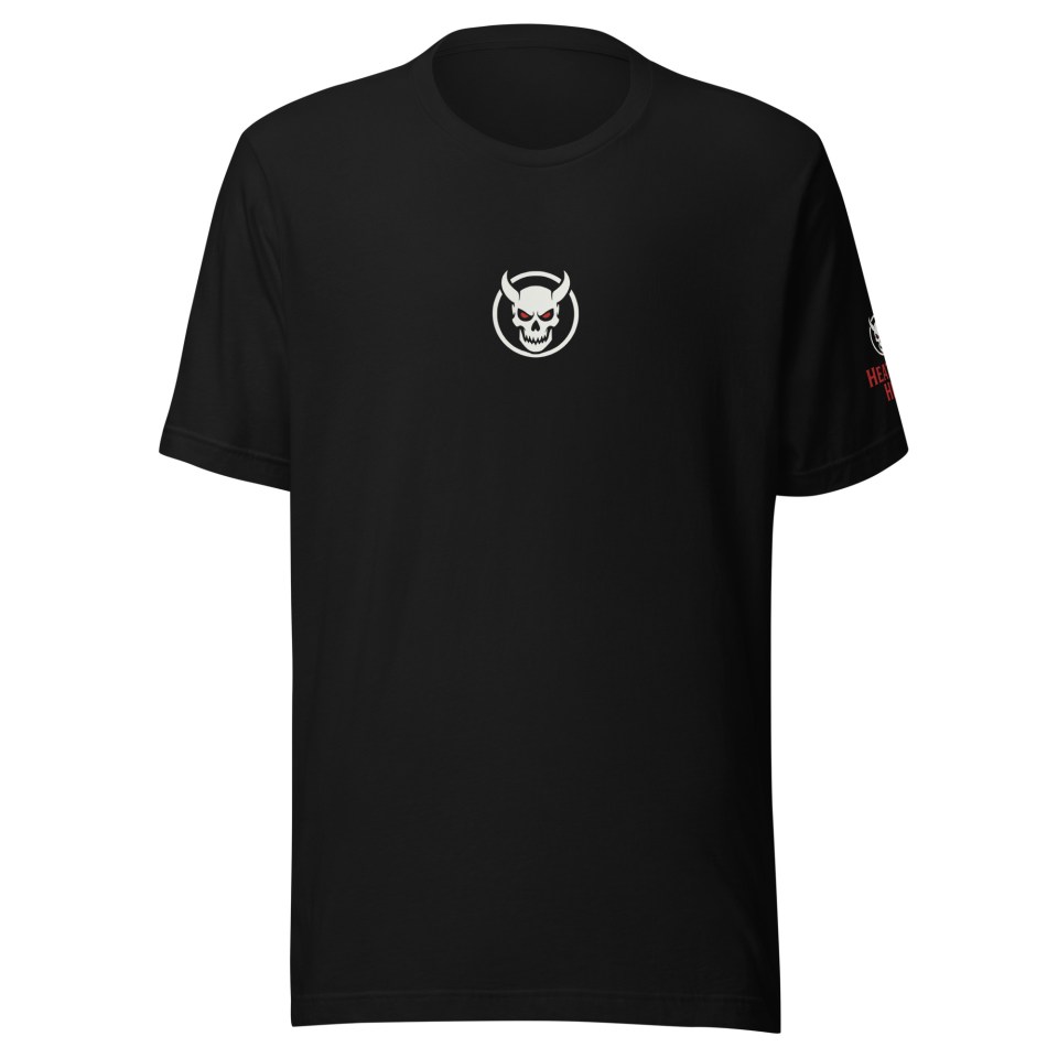 Heathen Hide Skull & Chains Unisex premium eco t-shirt
