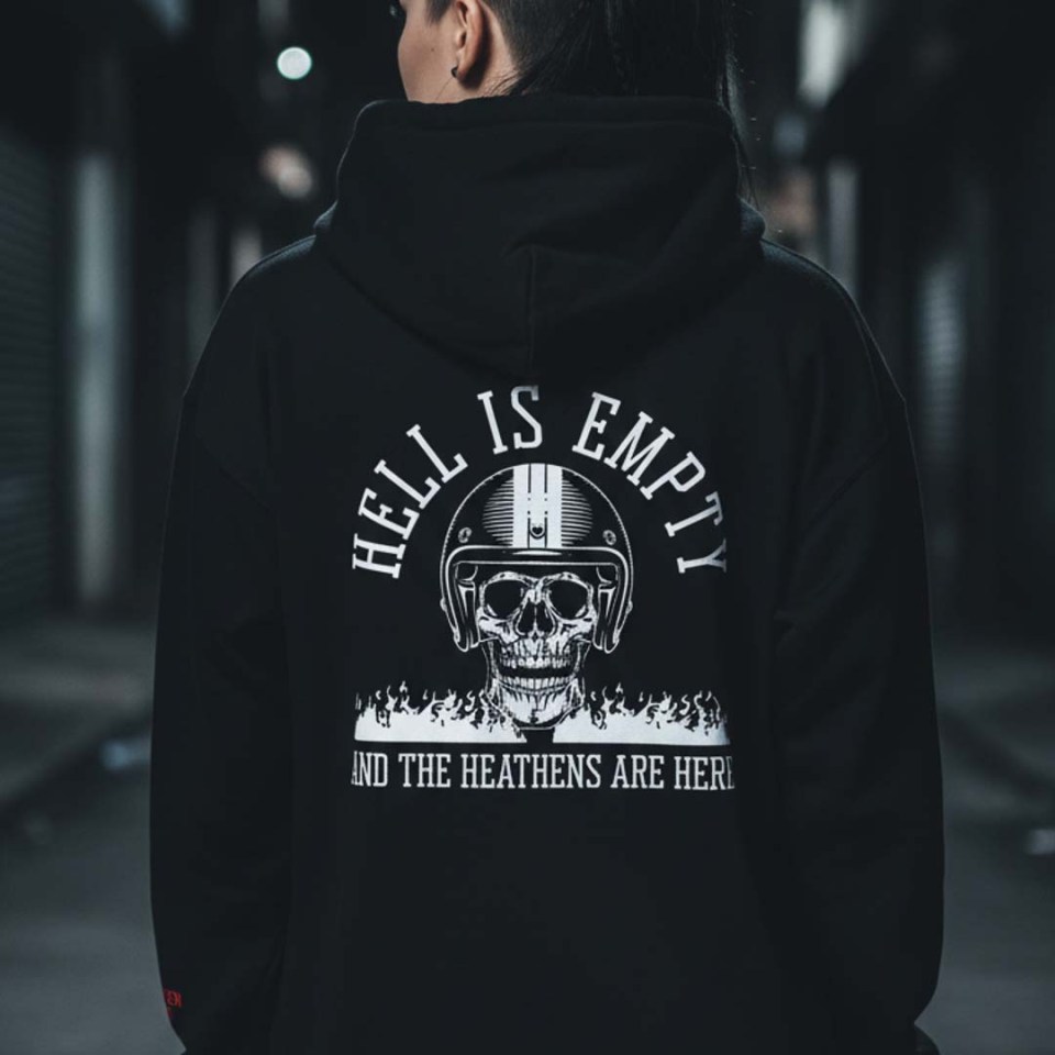 Hell Is Empty Unisex heavy blend zip hoodie