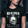Heathen Hide Flaming Skull Vintage Unisex T-Shirt