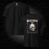 hh grid background Heathen Hide Flaming Skull Vintage Unisex T-Shirt