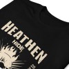 Heathen Hide Flaming Skull Vintage Unisex T-Shirt